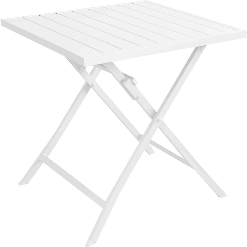 foto del prodotto milani home abelus set tavolo in alluminio cm 70 x 70 x 73 h con 2 sedie gaja