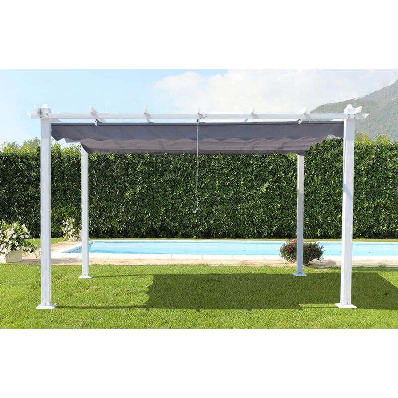 foto del prodotto milani home aron gazebo da giardino 3 x 3 m