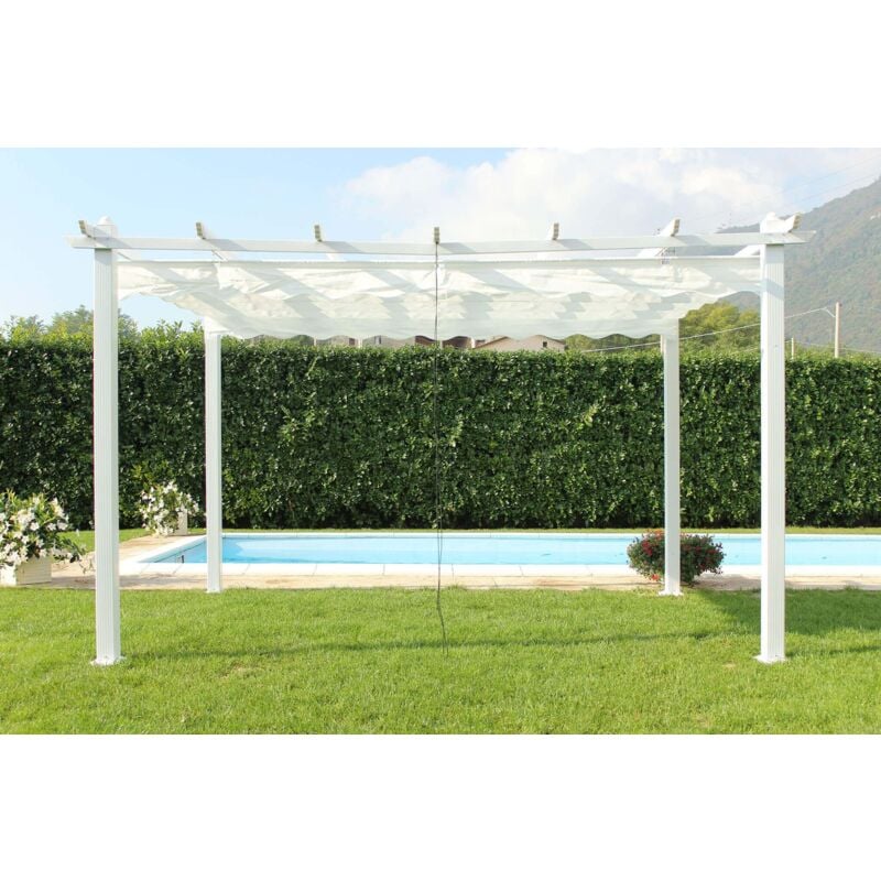 foto del prodotto milani home aron gazebo da giardino 3 x 3 m