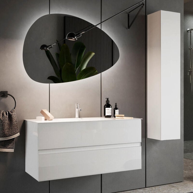 foto del prodotto milani home aury specchio moderno retroilluminato