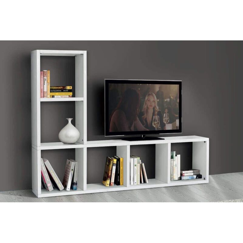foto del prodotto milani home beverly mobile porta tv moderno in legno frassinato