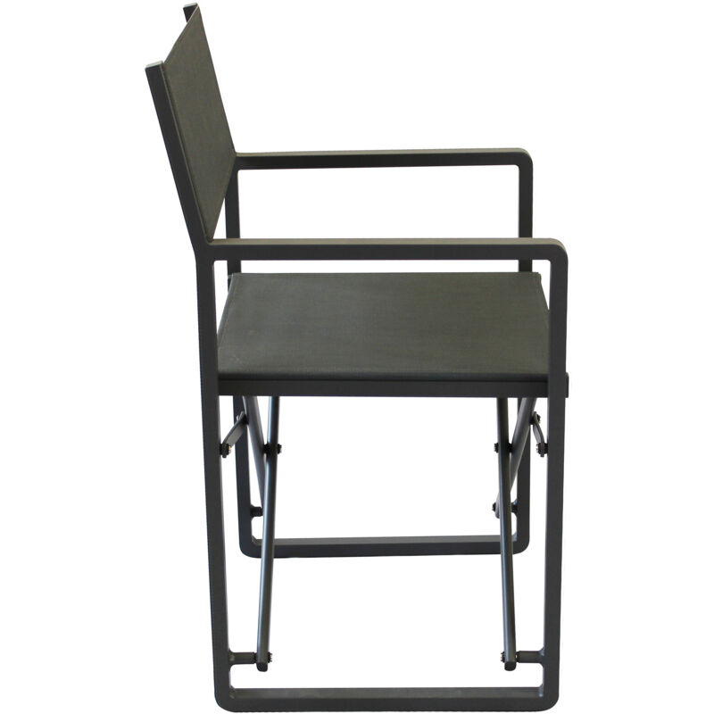 foto del prodotto milani home carpenter poltrona regista in alluminio