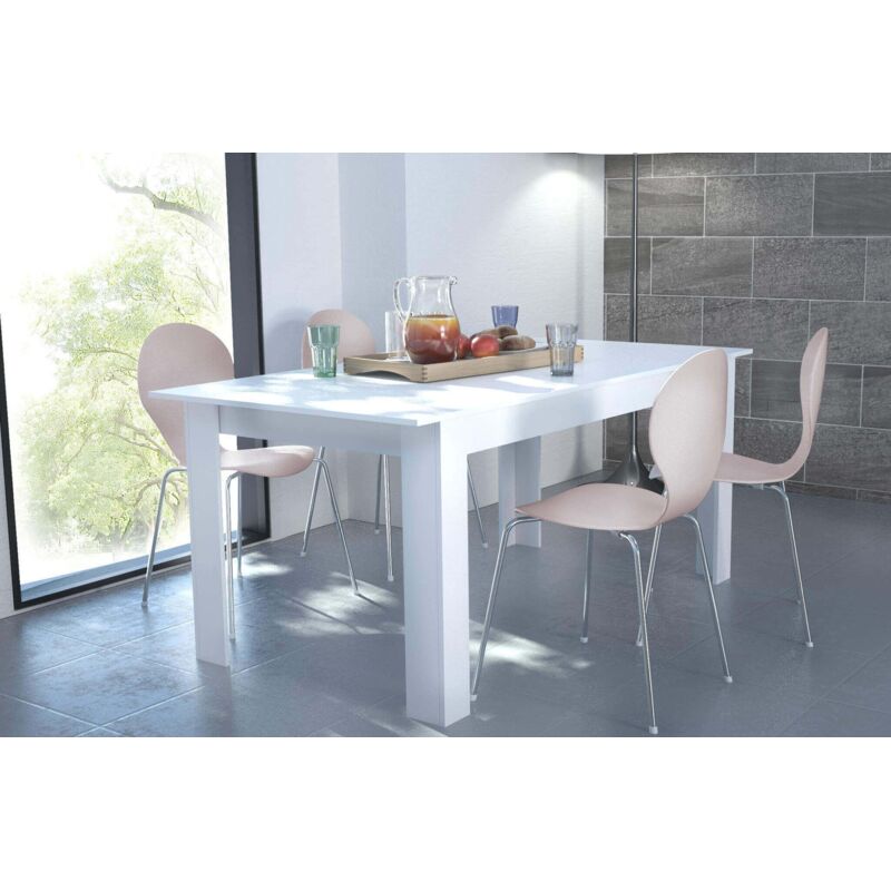 foto del prodotto milani home costanzo tavolo da pranzo allungabile moderno