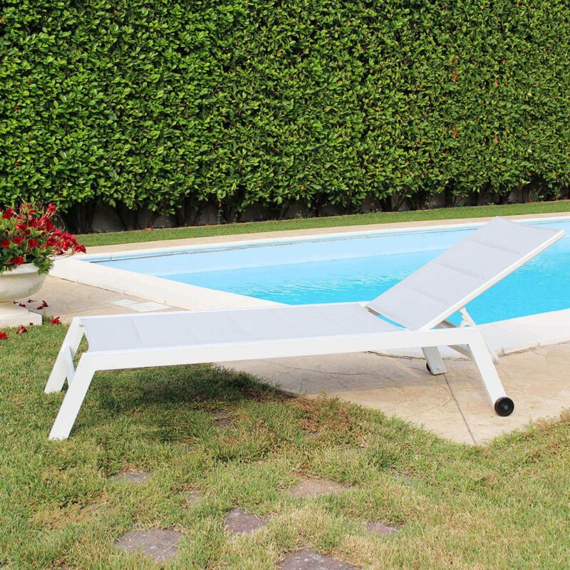 foto del prodotto milani home dexter lettino prendisole da giardino