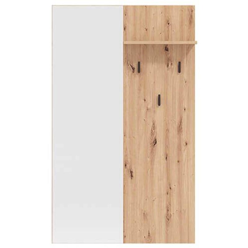 foto del prodotto milani home dodo armadietto per ingresso colore rovere