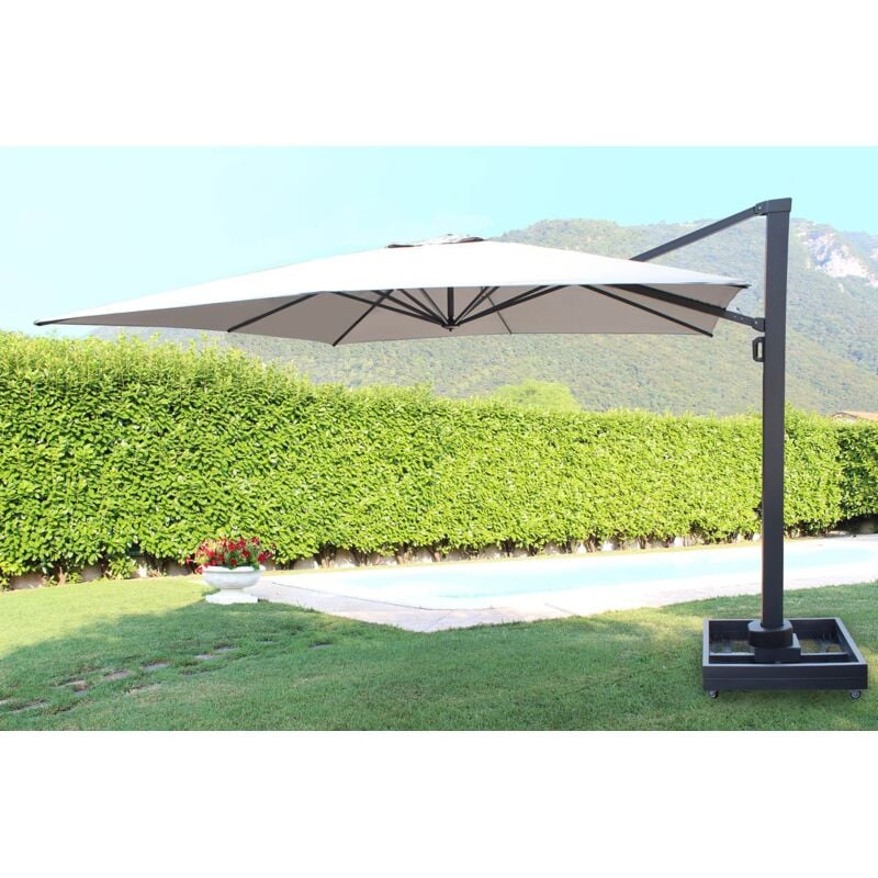 foto del prodotto milani home ercole ombrellone da giardino in alluminio