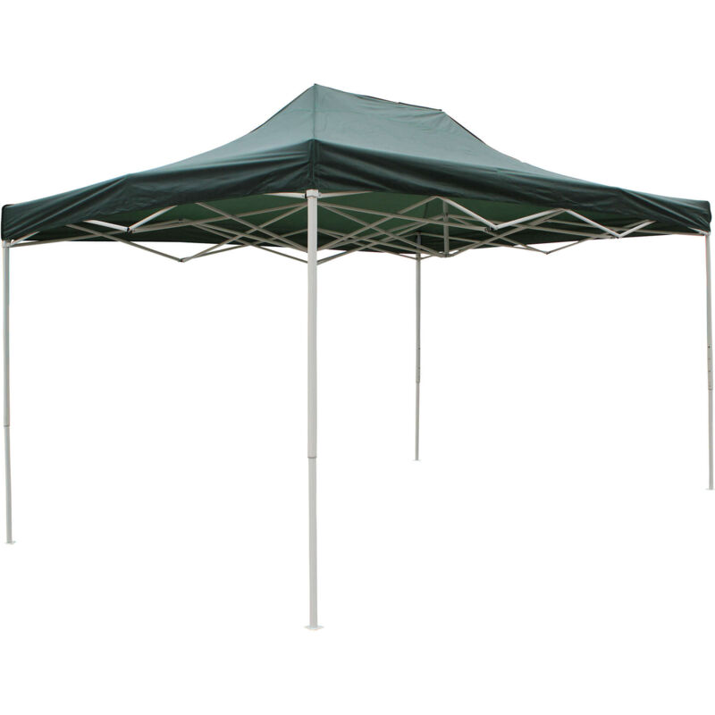 foto del prodotto milani home - gazebo da giardino 3x4,5 mt in acciaio e poliestere verde lavinia