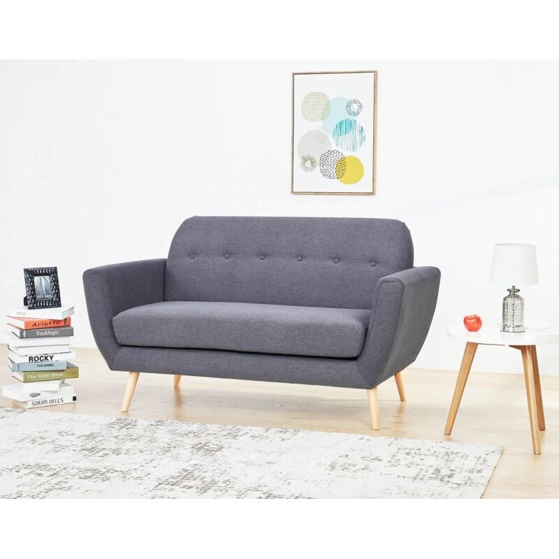 foto del prodotto milani home hansel divano stile scandinavo in tessuto