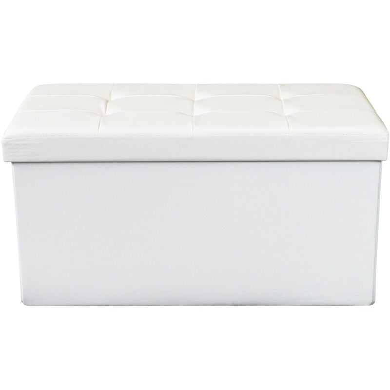foto del prodotto milani home iro pouf rettangolare in ecopelle