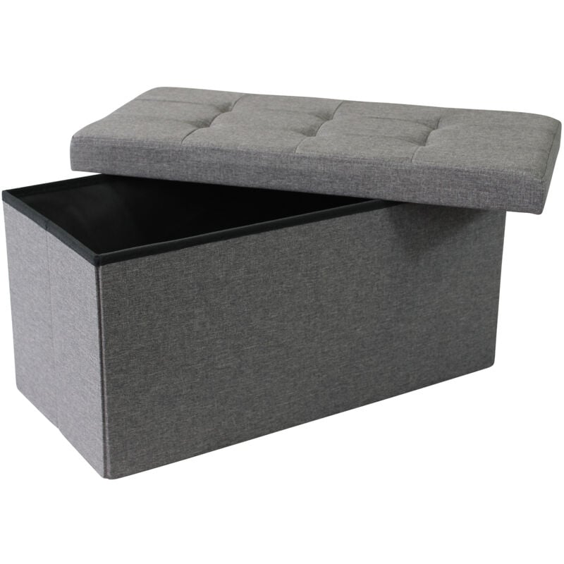 foto del prodotto milani home iro pouf rettangolare in stoffa