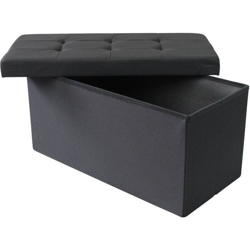 foto del prodotto milani home iro pouf rettangolare in stoffa