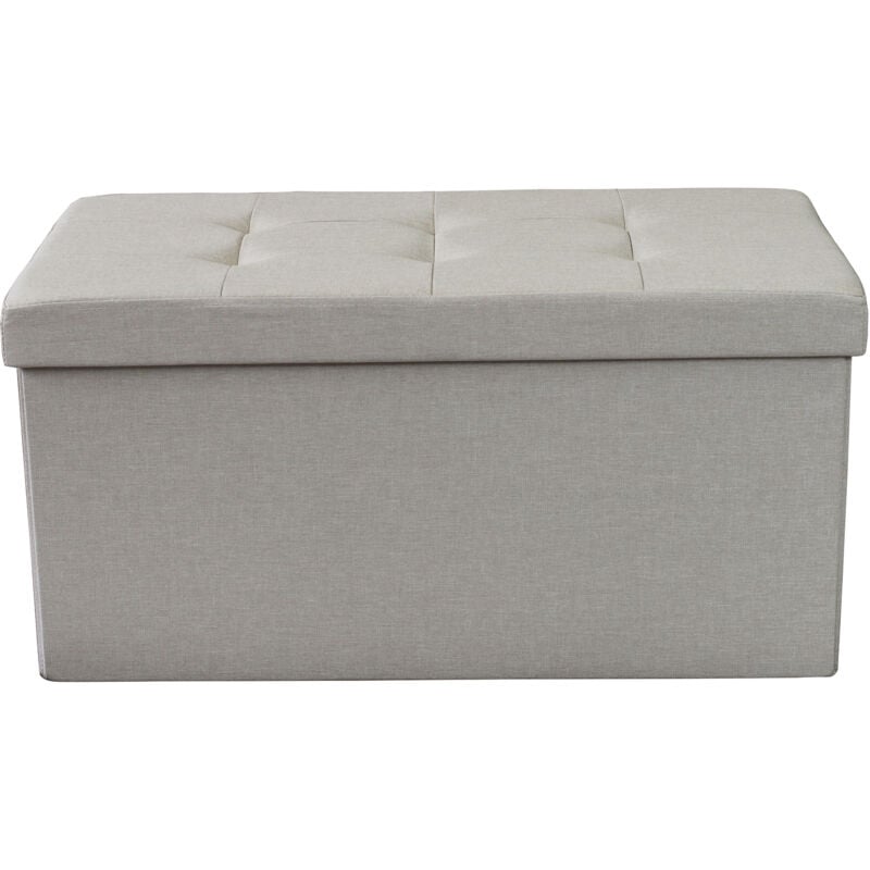 foto del prodotto milani home iro pouf rettangolare in stoffa