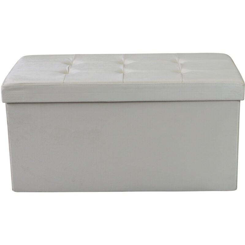 foto del prodotto milani home iro pouf rettangolare in velluto