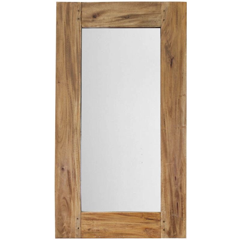 foto del prodotto milani home isotta specchio in legno di mogano