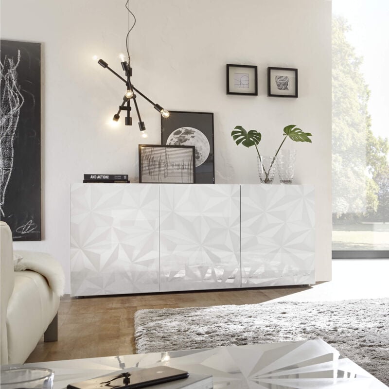 foto del prodotto milani home lion madia di design moderno 3 ante