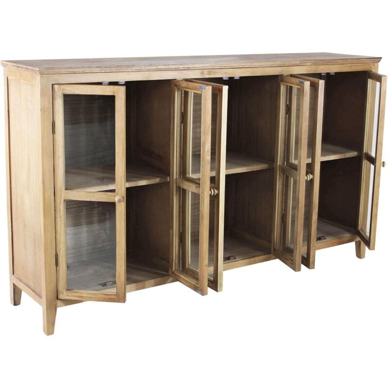 foto del prodotto milani home litt credenza in legno 3 ante