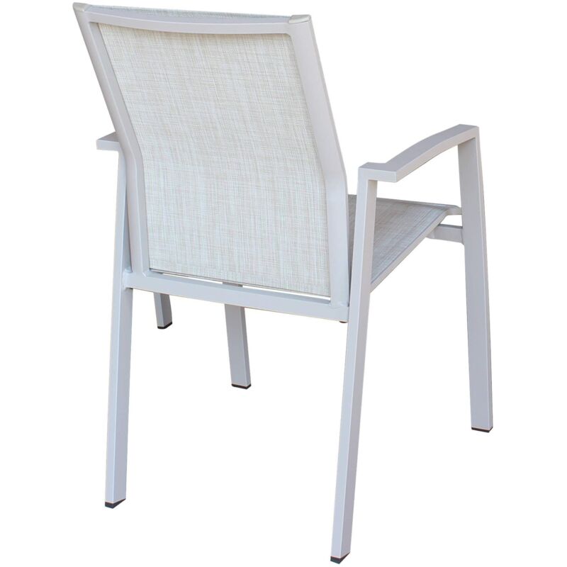 foto del prodotto milani home lotus poltrona da giardino in alluminio