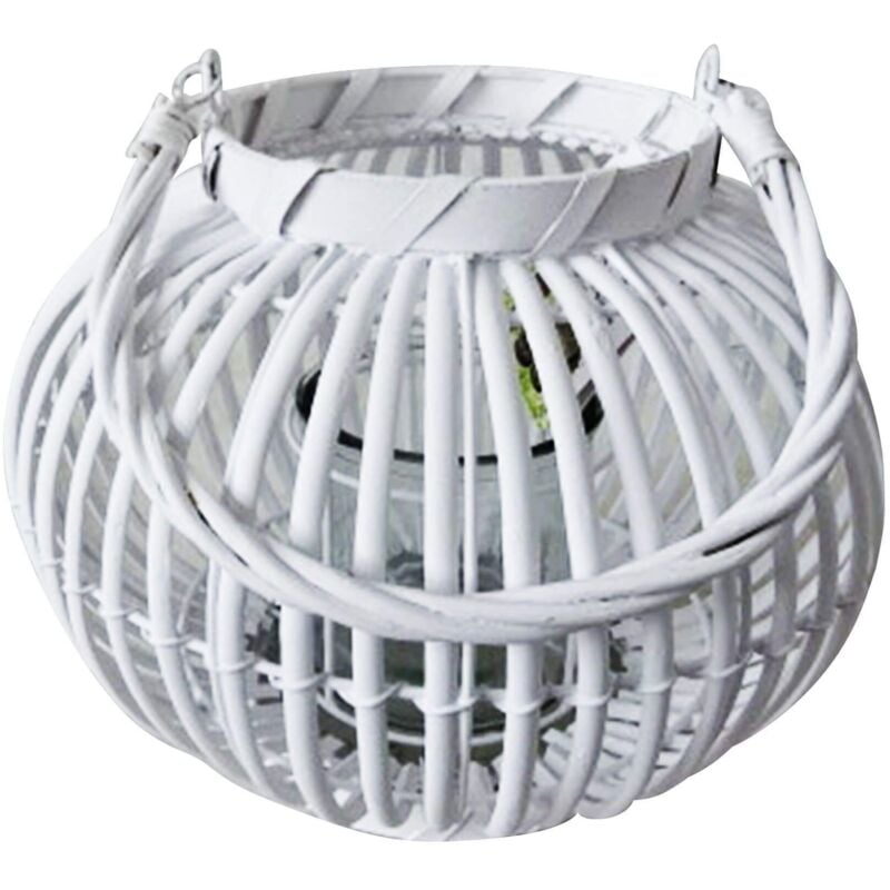 foto del prodotto milani home - madeleine - lanterna in vimini