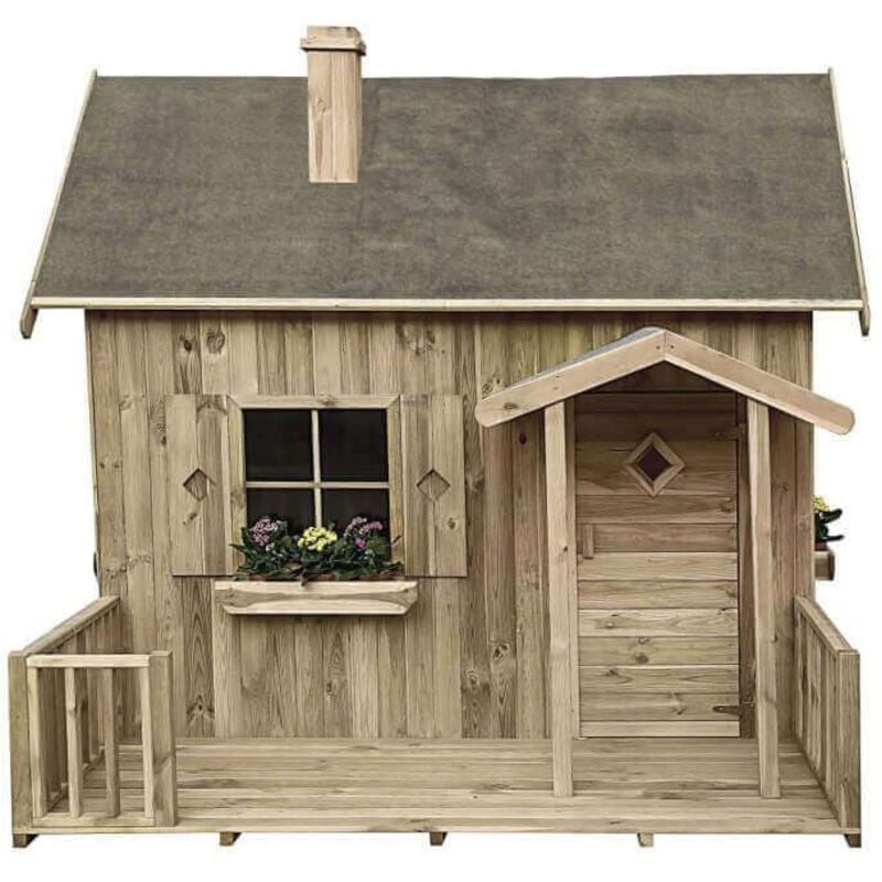 foto del prodotto milani home malve casetta in legno per bambini