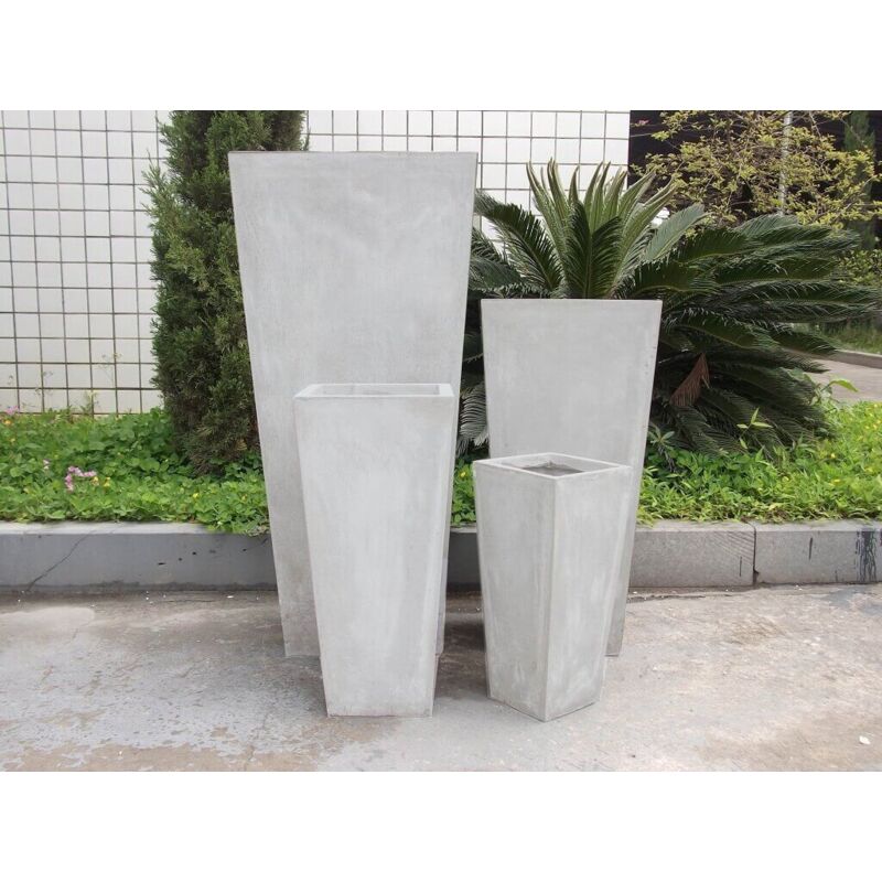 foto del prodotto milani home marghe set di 4 vasi da giardino