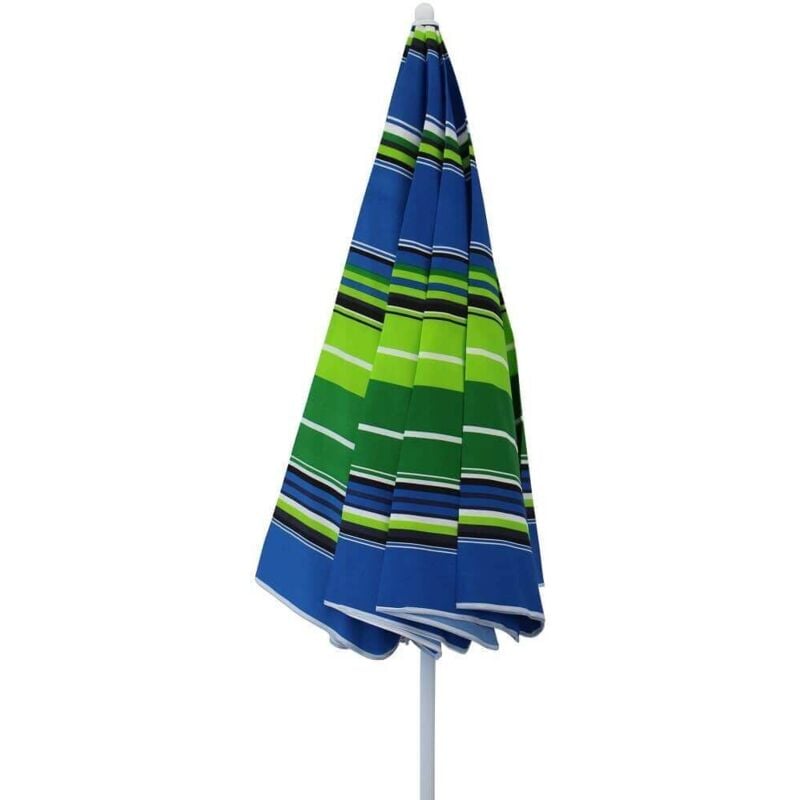 foto del prodotto milani home ombrellone da spiaggia poly tondo 1,80 m palo da 22 mm