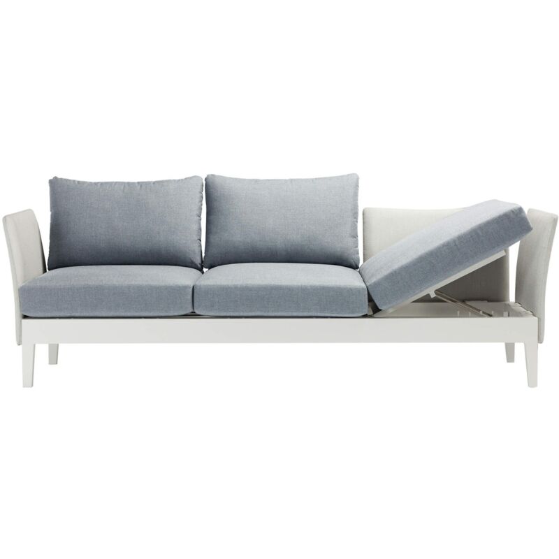 foto del prodotto milani home opus salotto da giardino 5 posti in alluminio completo di cuscini