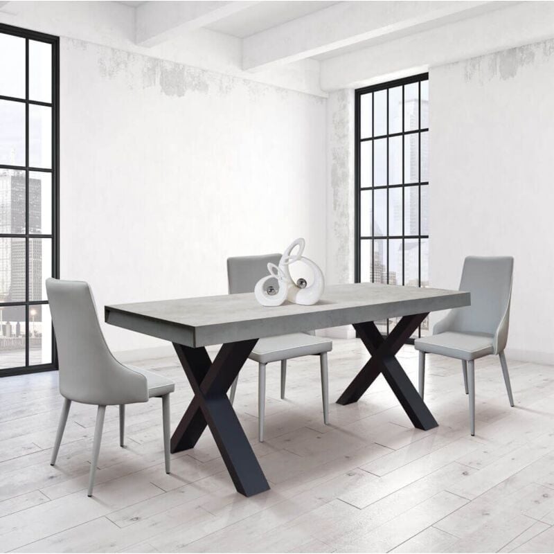 foto del prodotto milani home pandemos tavolo da pranzo allungabile