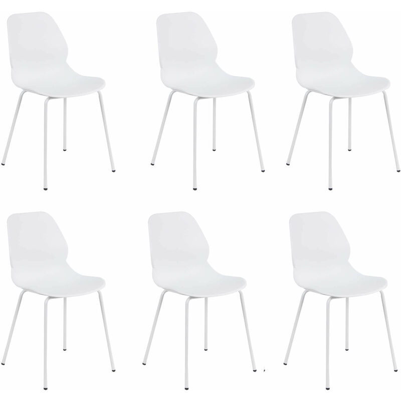 foto del prodotto milani home paule sedia moderna set da 6