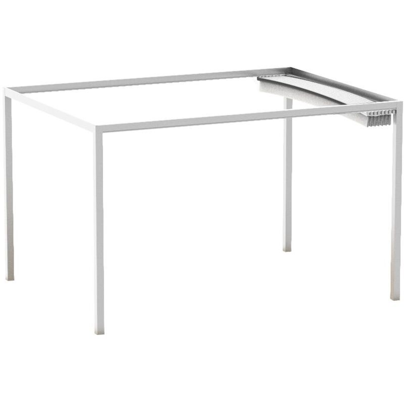 foto del prodotto milani home pergola retrattile motorizzata con led 3 x 3