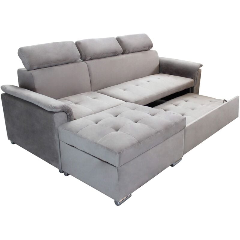 foto del prodotto milani home peter divano letto con penisola