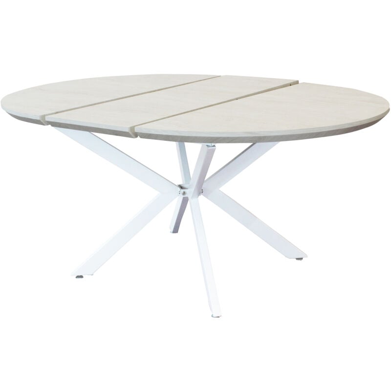 foto del prodotto milani home rodericus tavolo da pranzo rotondo allungabile