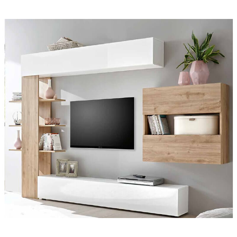 foto del prodotto milani home sora parete attrezzata moderna