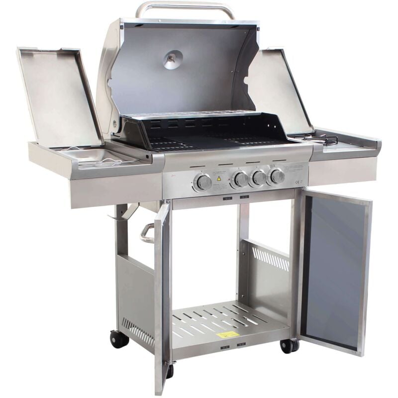 foto del prodotto milani home stark barbecue a gas 3 fuochi 1 esterno