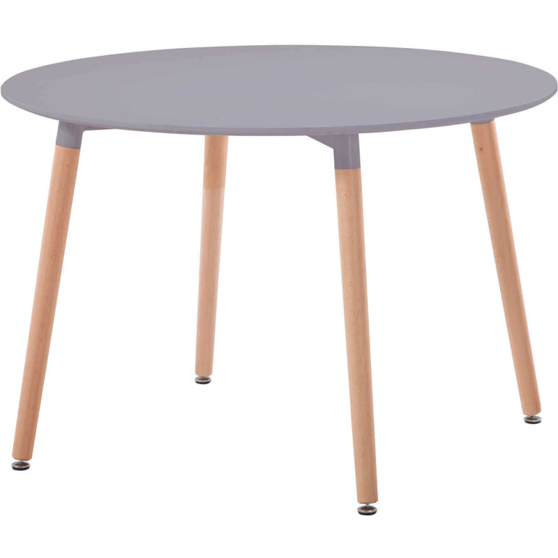 foto del prodotto milani home - thomas - tavolo da pranzo scandinavo rotondo