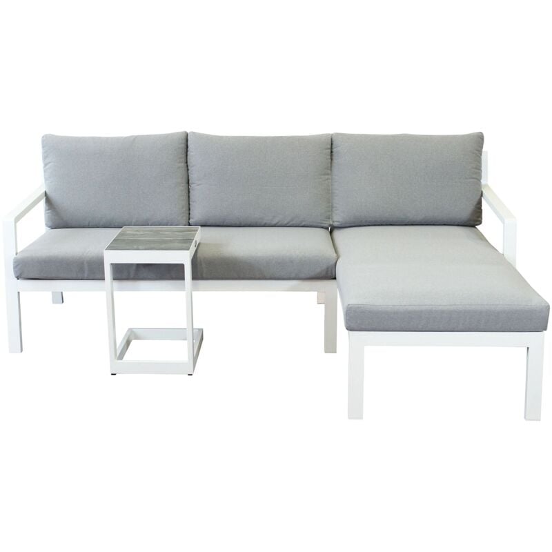 foto del prodotto milani home tokyo salotto da giardino in alluminio 4 posti