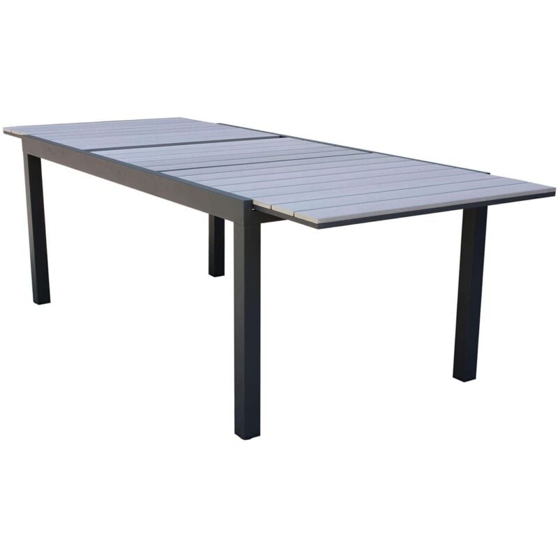 foto del prodotto milani home triumphus tavolo da giardino allungabile in alluminio e polywood