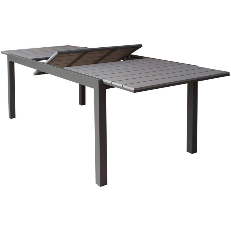 foto del prodotto milani home triumphus tavolo da giardino allungabile in alluminio e polywood