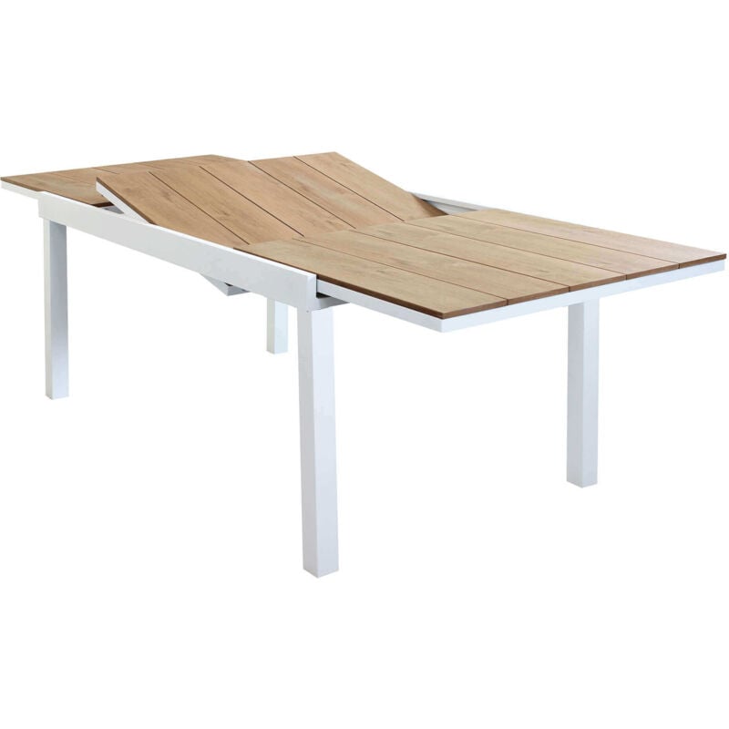 foto del prodotto milani home viduus tavolo da giardino allungabile in alluminio e polywood