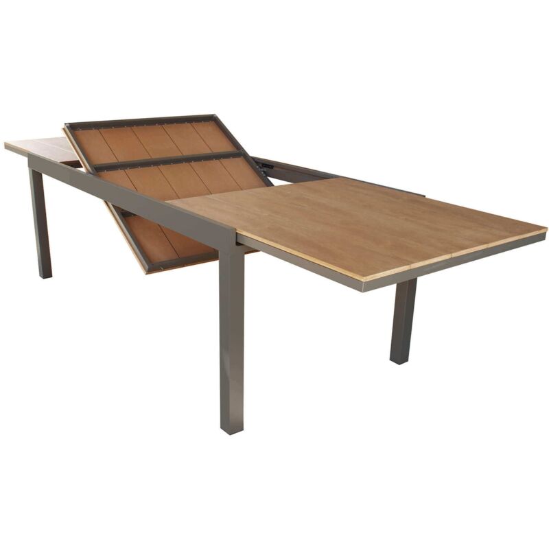 foto del prodotto milani home viduus tavolo da giardino allungabile in alluminio e polywood