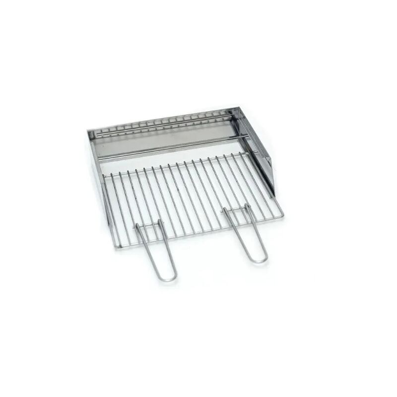 foto del prodotto milano kit barbecue paratia e griglia canalina milano grill 80 40 acciaio inox