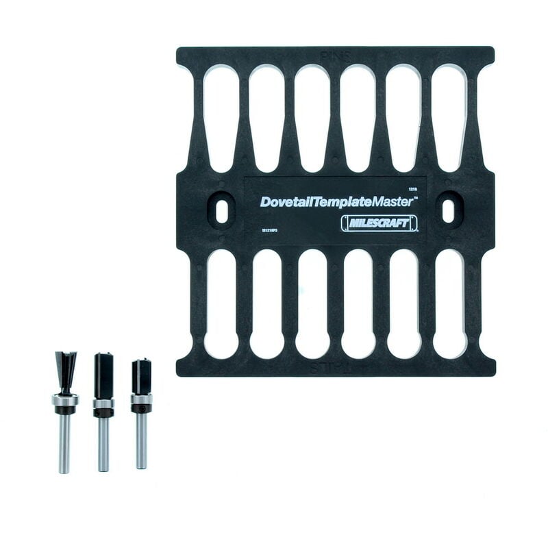foto del prodotto milescraft dime a coda di rondine per router