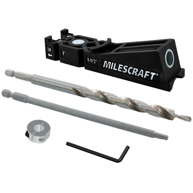 foto del prodotto milescraft pocketjig100 guida per trapano per fori invisibili e angolati