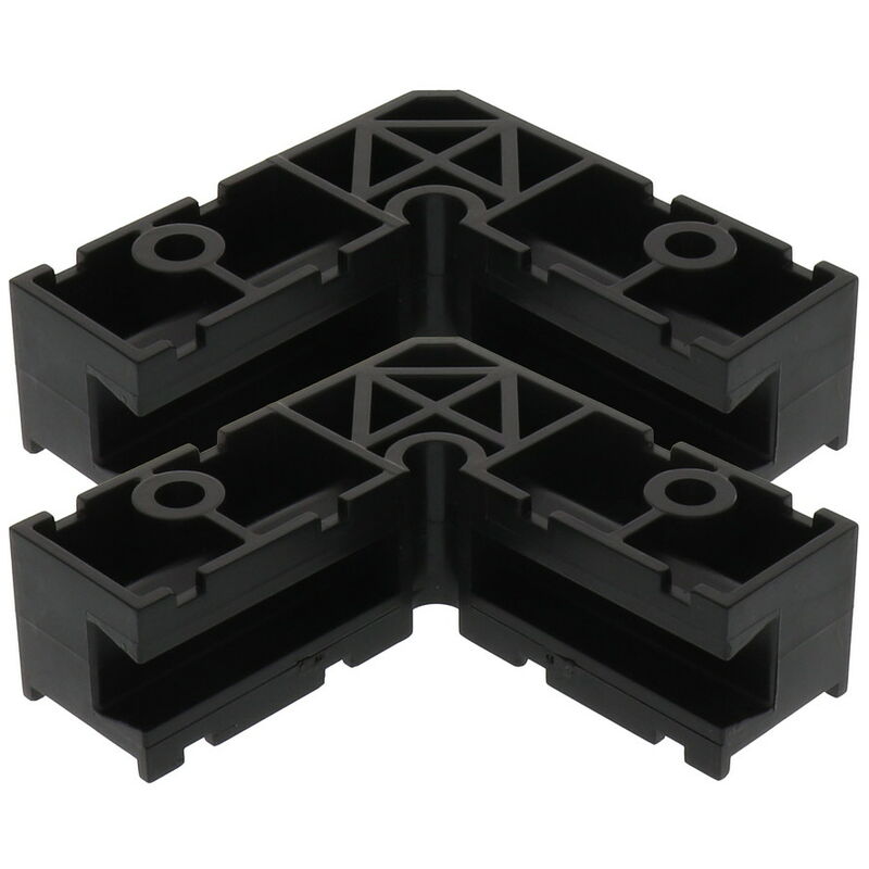 foto del prodotto milescraft squadre di fissaggio 10 cm per l assemblaggio di progetti a 90 set di 2