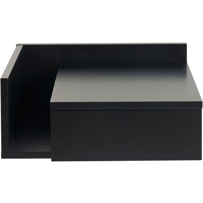 foto del prodotto miliboo comodino pensile nero con cassetto l40 cm nasty