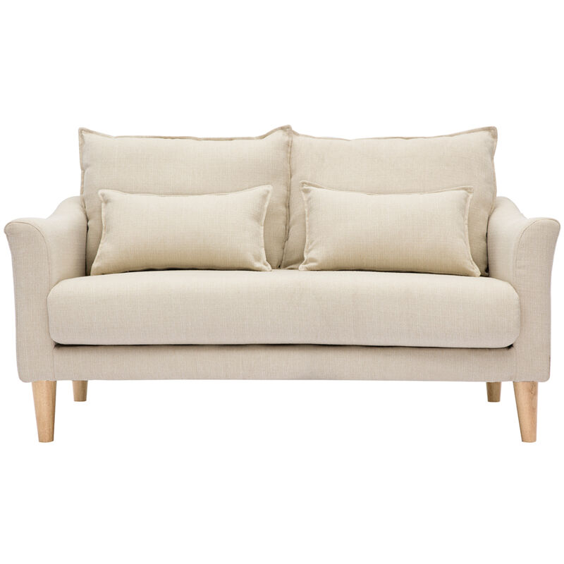 foto del prodotto miliboo divano design 2 posti beige kate