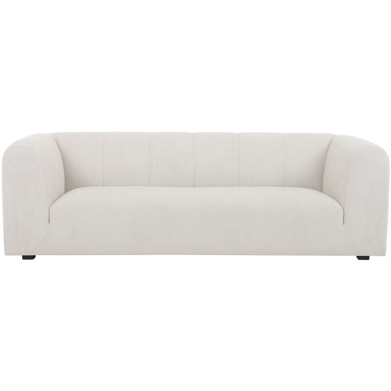 foto del prodotto miliboo divano design in tessuto beige 4 posti oliveiro