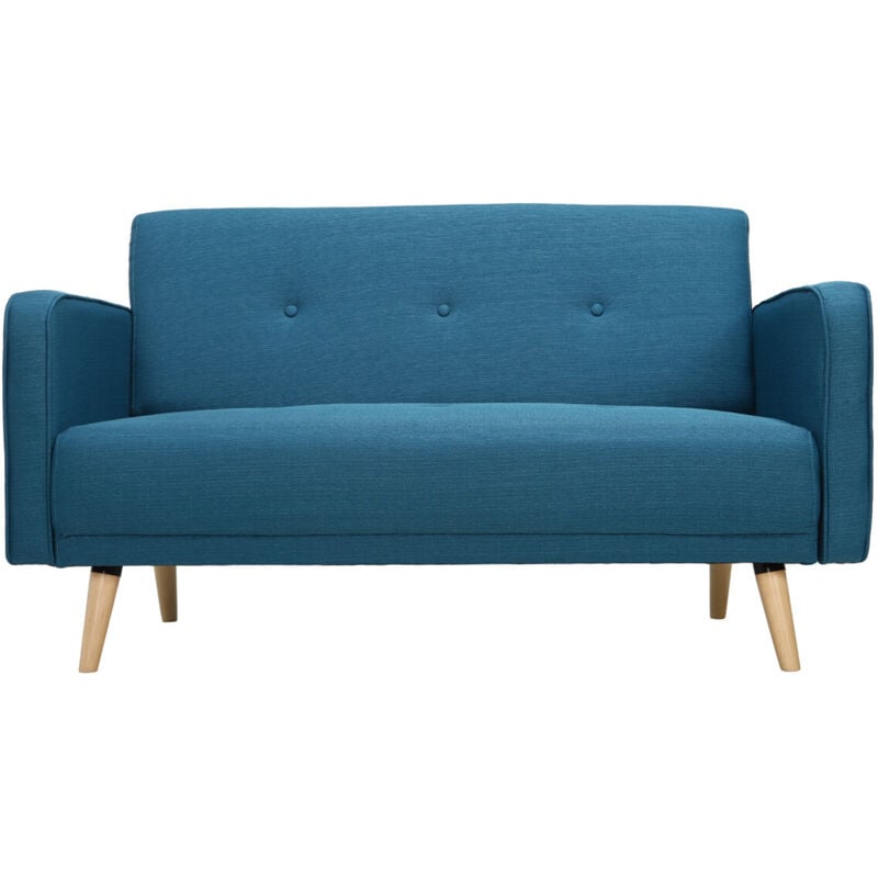 foto del prodotto miliboo divano scandinavo 2 posti blu anatra ulla