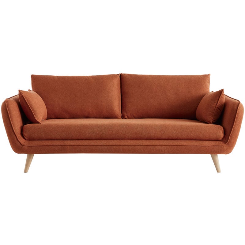 foto del prodotto miliboo divano scandinavo 3 posti mattone creep
