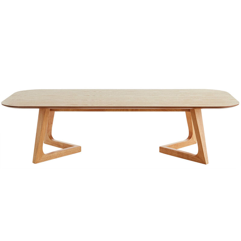 foto del prodotto miliboo tavolino da salotto rettangolare scandinavo legno chiaro l150 cm juke