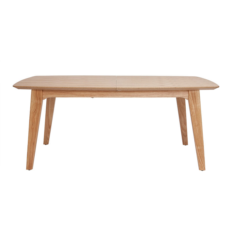 foto del prodotto miliboo tavolo da pranzo scandinavo allungabile impiallacciatura rovere l180 230 cm fifties